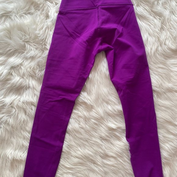 High Rise Purple Lululemon Leggings - Picture 2 of 4